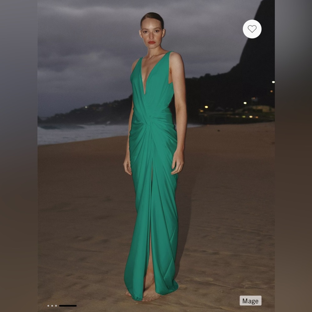 $300 Baobab Liz Twist-Front Dress size M /S